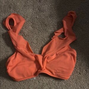 Vibrant Orange Bikini Top